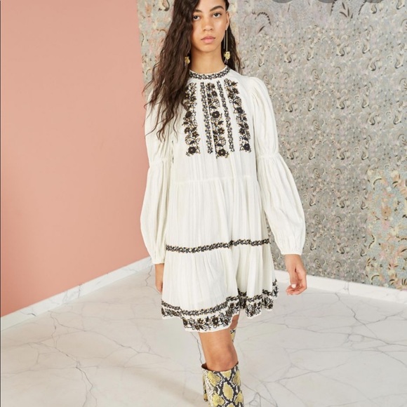 Nwt Ulla Johnson Ceres Dress Clay Color 